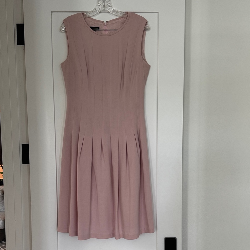 Escada Blush Pink Midi Dress